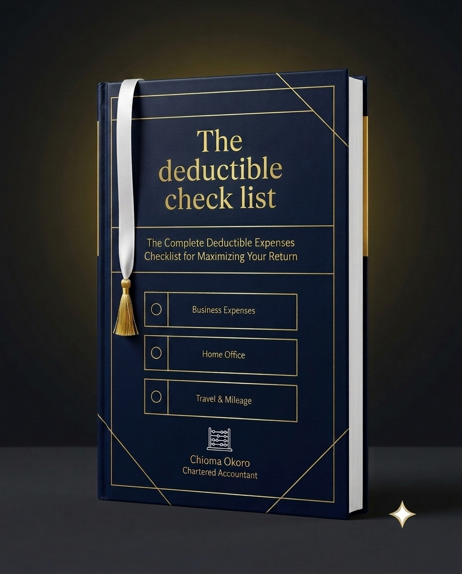 Deductible Expenses Checklist mockup